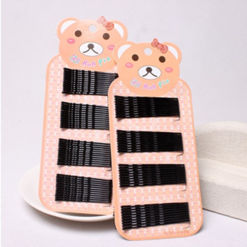 发卡黑色钢夹小卡子发夹碎发夹一字夹刘海顶夹边夹盘头发夹子