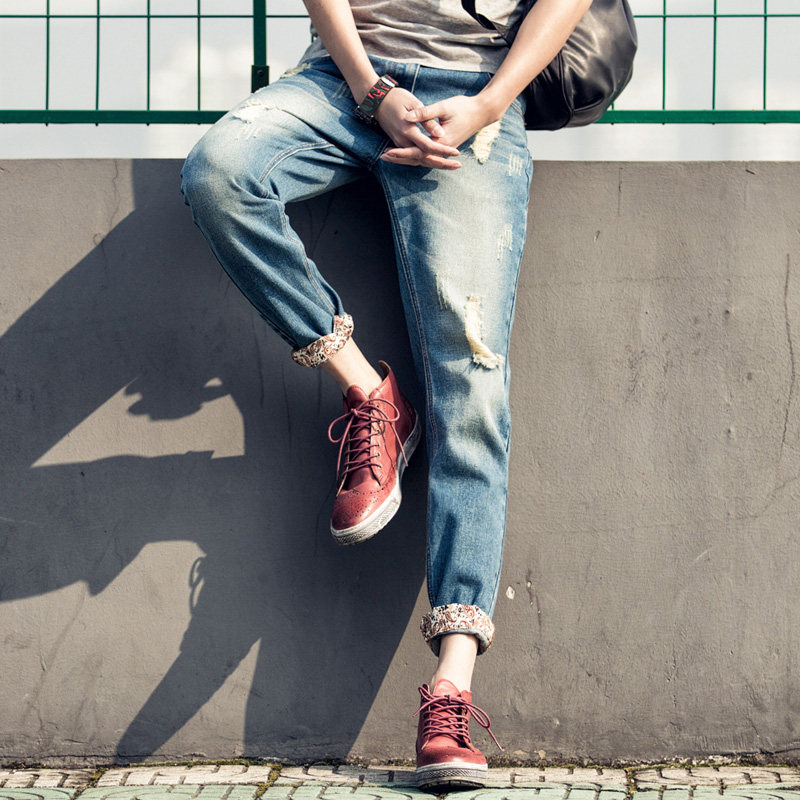 Jeans pour adolescent pieds Slim pour été - Ref 1466341 Image 1