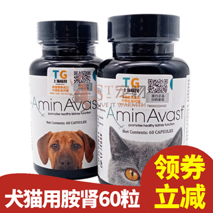 美国肾衰停AminAvast胺肾宠物犬猫急慢性肾衰300mg狗肾损伤1000mg