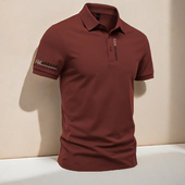 上衣 夏季 t恤男士 短袖 美式 POLO衫 翻领半袖 体恤衫 新款 休闲百搭修身