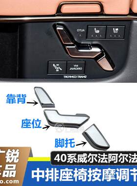 座椅调节开关按键40系