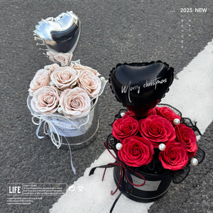 情人节抱抱桶花束玫瑰肥皂花香皂花永生花送女友闺蜜生日礼物惊喜