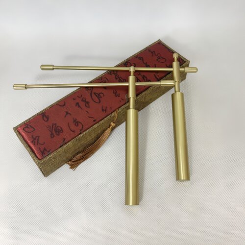 高精度21厘米台湾纯铜寻龙尺