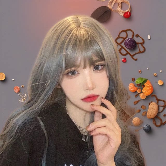 lolita假发女生长发自然全头套式蓬松修脸大波浪cos长卷发齐刘海