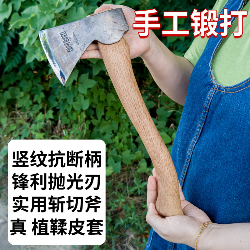 轴承钢手工锻打富世华胡斯华纳福斯小丛林手斧头户外生存野营伐木