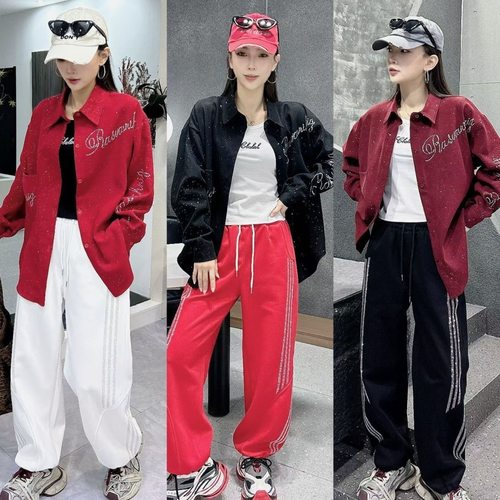 2026春秋网红曳步舞服装新款亮晶晶防晒衬衫宽松街舞爵士广场舞潮