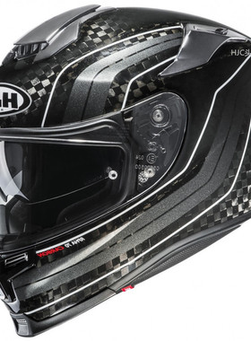 进口HJC碳纤维摩托车头盔黑色男女四季机车毒液成人联名RPHA-70盔