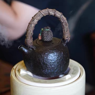 铁壶烧水壶煮茶壶泡茶壶碳炉围炉煮茶煮茶壶防烫隔热防掉盖壶搭子