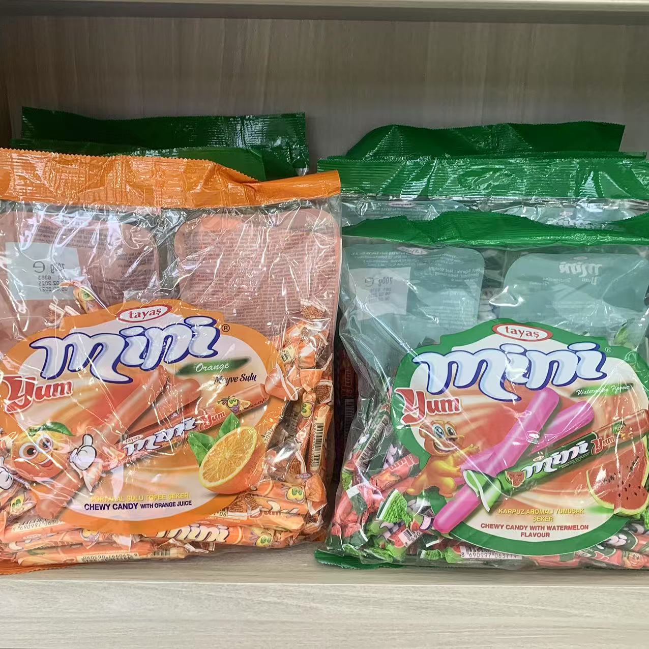 土耳其进口迷你水果味奶条