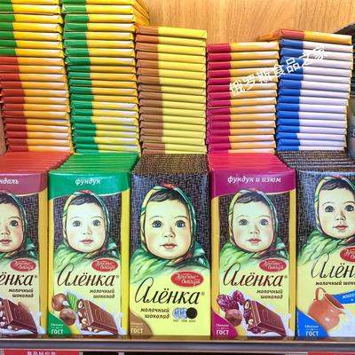 俄罗斯进口榛子夹心巧克力