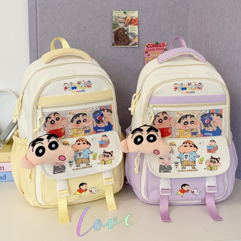 蜡笔小新书包女小学生三到六年级