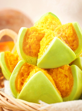 广州酒家南瓜开花馒头270g广式早茶点心速冻儿童营养早餐半成品商