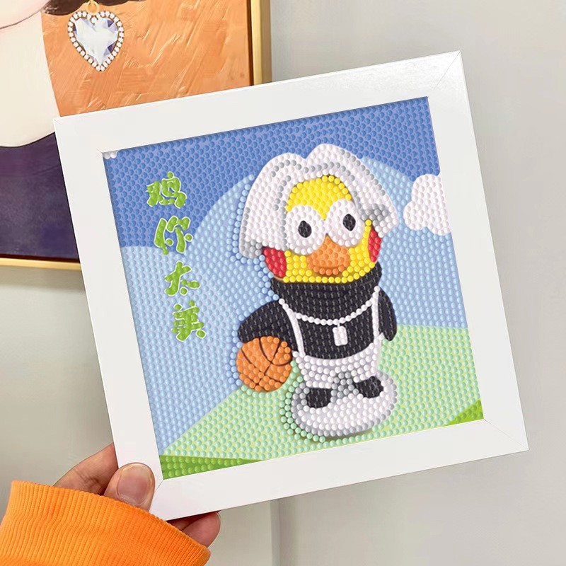 蔡徐坤黑粉头像钻石贴画恶搞ikun鸡你太美满钻卡通点钻生日礼物