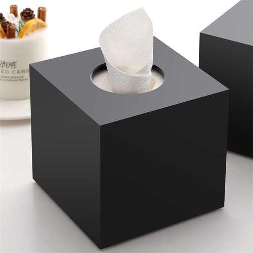 亚克力桌面商用纸巾盒抽纸盒新款