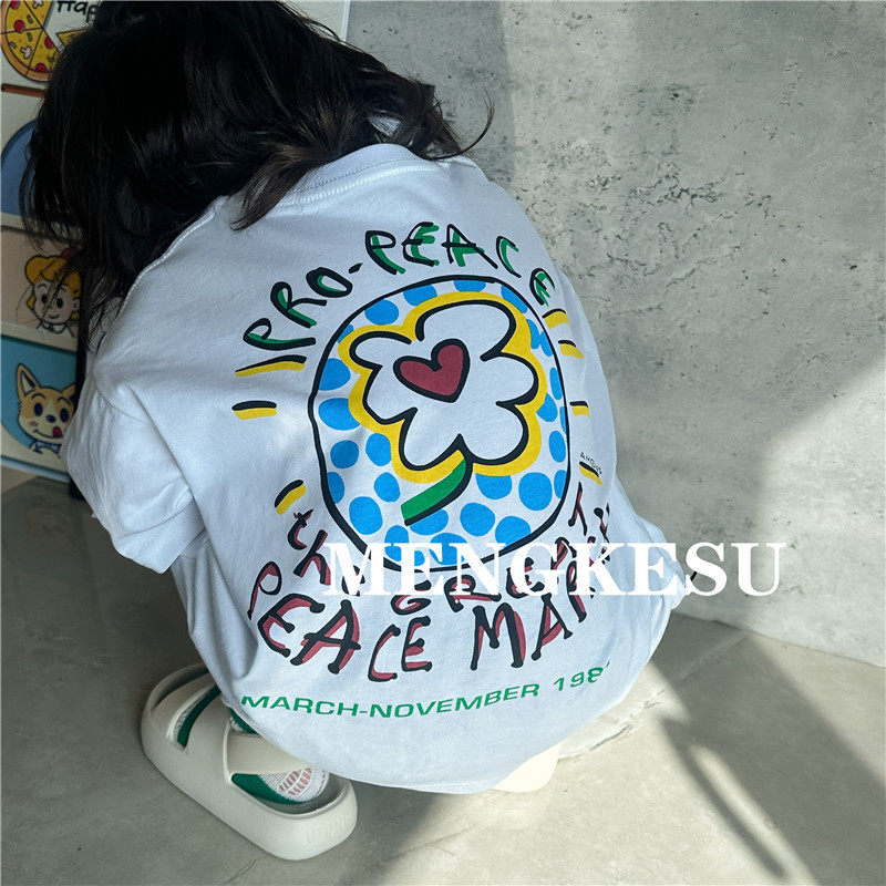 韩版儿童纯棉短袖t恤日系外贸夏装男童上衣中小童体恤宝宝半袖潮