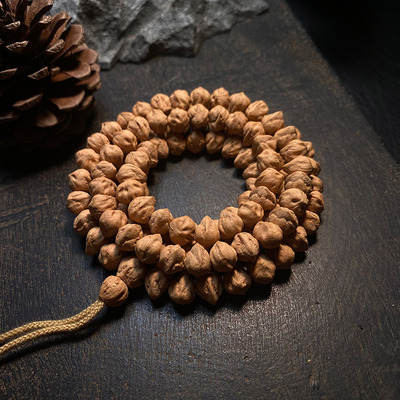 热振百香籽白芽横打大暴芽口果冻皮高油高密嘎嘎圆溜108手串文玩