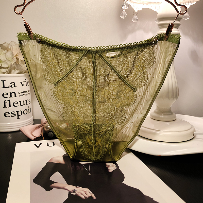 性感蕾丝内裤女士网纱透视诱