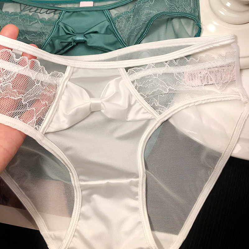 性感网纱蕾丝内裤女士低腰