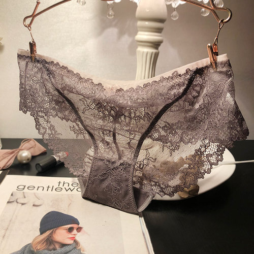 欧美透视性感蕾丝诱惑内裤