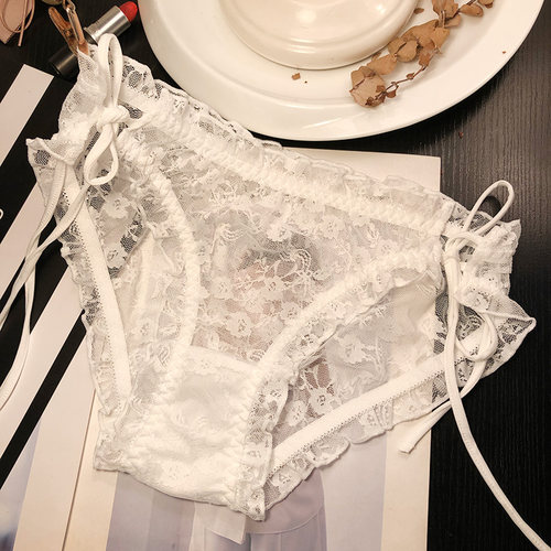 绑带性感蕾丝内裤买3送1