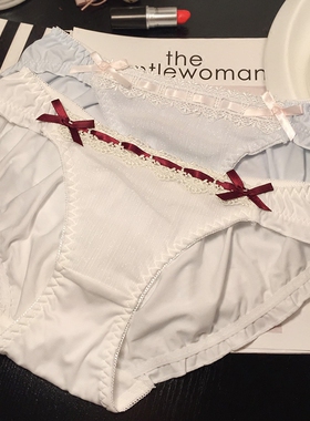 买三送一 日系奢华舒适甜美少女舒适性感内裤 中低腰冰丝