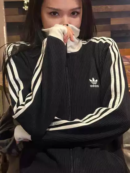 Adidas Trifolium Waffle Autumn Men's and Women's Sports Jacket JW0109 JW0110
