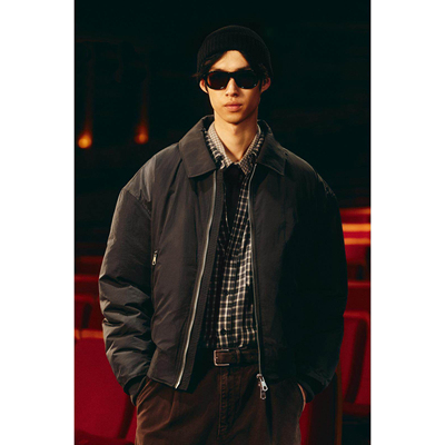 ZA 2025 冬季新品 男装 新年系列 飞行员夹克外套 7380400 802