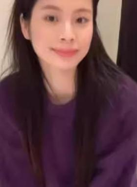 软糯高级感葡萄紫色水貂绒毛衣女秋冬奶fufu慵懒内搭马海毛针织衫