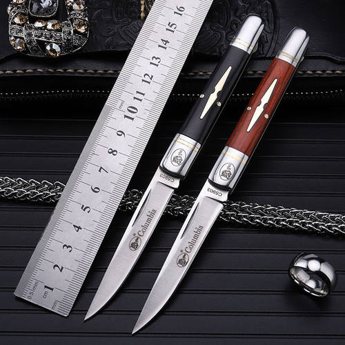 野营防身便携可腰挂折叠水果刀