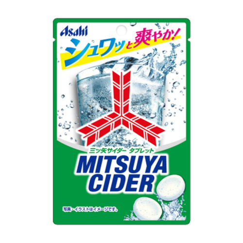 日本 朝日asahi三矢汽水味糖碳酸气泡感压片糖果25g