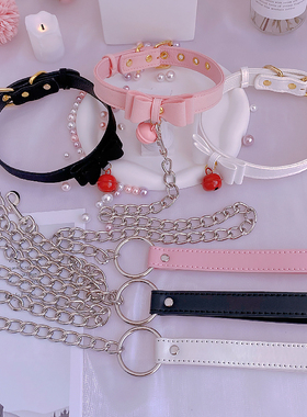 甜美铃铛脖环可调配饰项圈