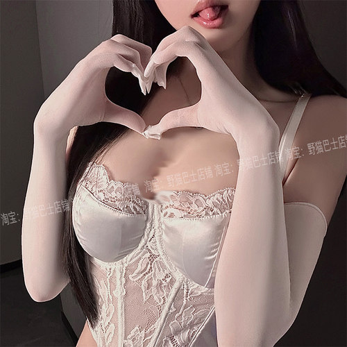 怪性感的~丝袜手套无缝五指套