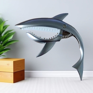 吉他配件可爱鲨鱼变调夹男女通用个性木结它变音夹长款变角夹移调