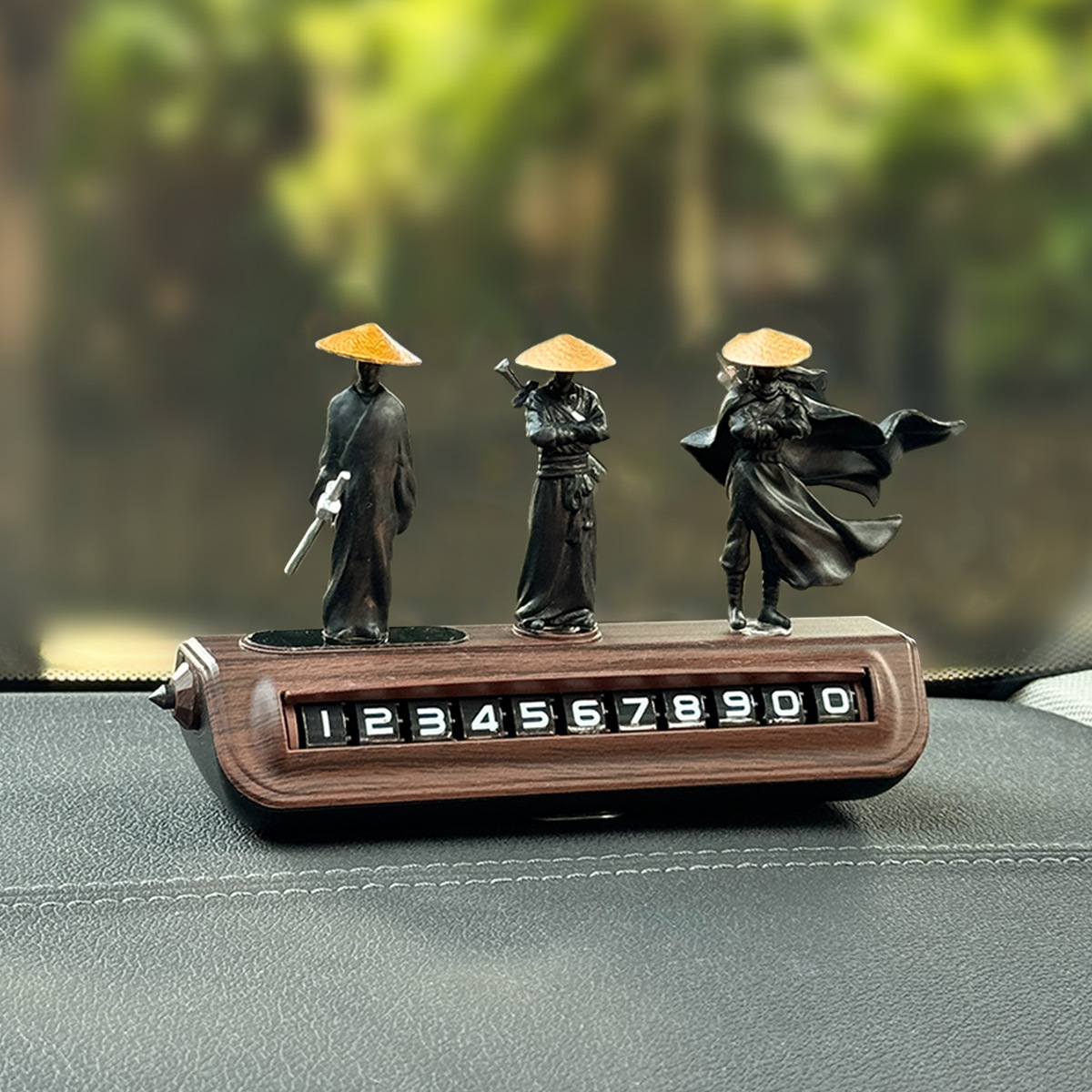 「江湖情谊」停车号码牌临时挪车电话牌高级感汽车电话留号器女士