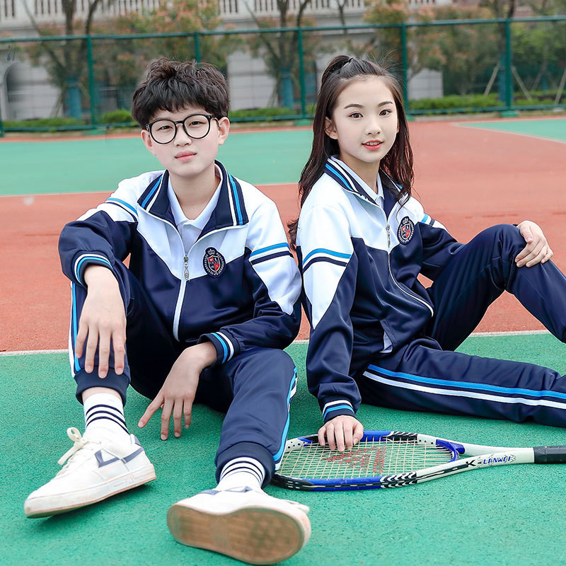 春秋套装初高中学生班服男女款长袖幼儿园园服运动服小学生校服