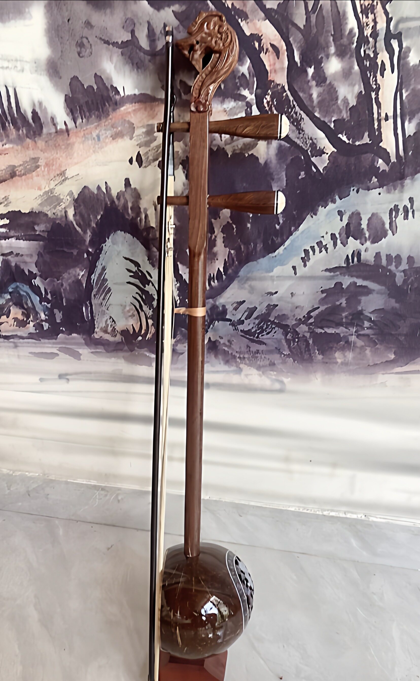 精制酸枝杆广东椰胡/椰胡乐器（150元是广东椰胡盒价格）