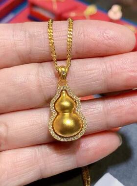 金色小葫芦项链新中式百搭