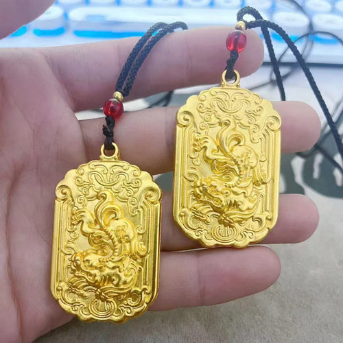 沙金貔貅吊坠男女转运招财纳福皮