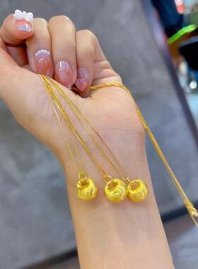 小胖福金色O链福袋吊坠