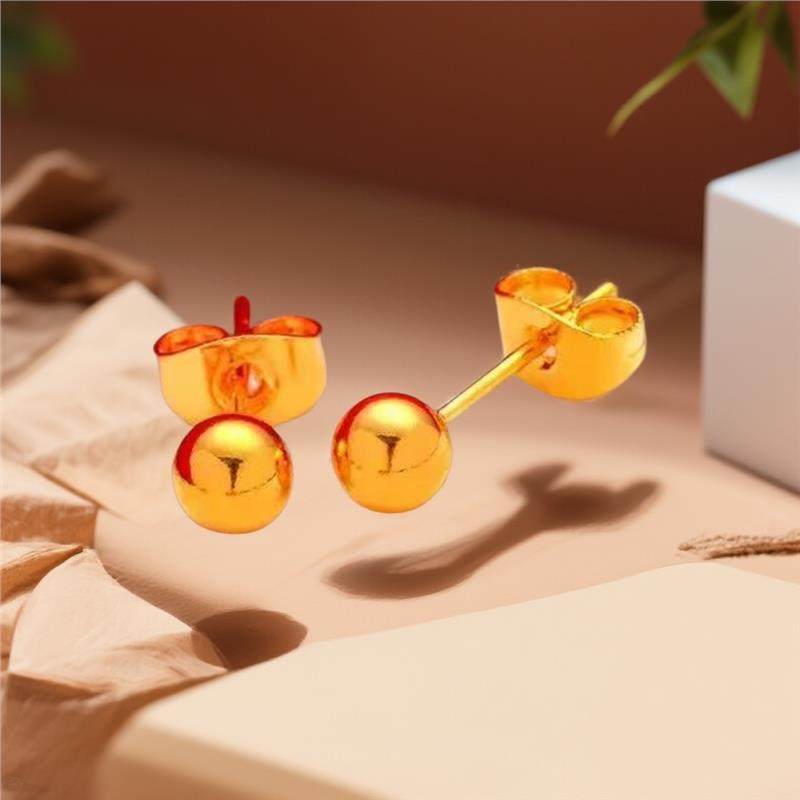 合金耳饰 时尚精美女款金色百搭简约耳钉女款精致耳钉正磨砂,饰品/流行首饰/时尚饰品新,耳钉,淘宝优惠券,粉丝福利购,淘宝优惠卷