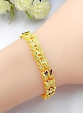 新款双鱼金色手链女03