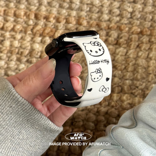 猫咪硅胶适用苹果s12s11表带se