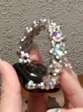 【星星镶钻弹力】适用iwatchS11苹果表带个性S98多巴胺创意金属款