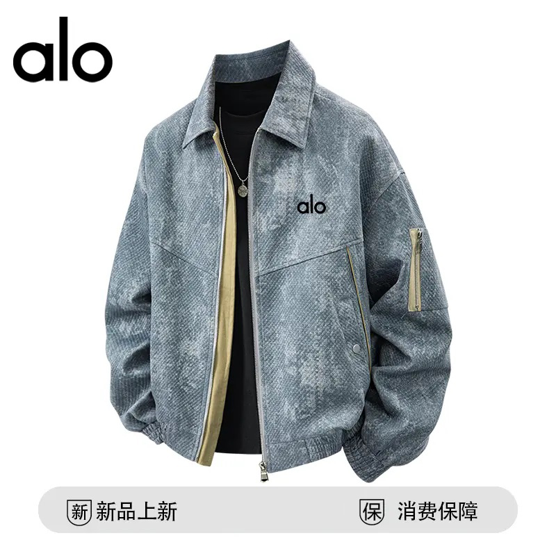 官方奥特莱斯】品牌折扣 美式潮牌工装夹克男秋季扎染外套