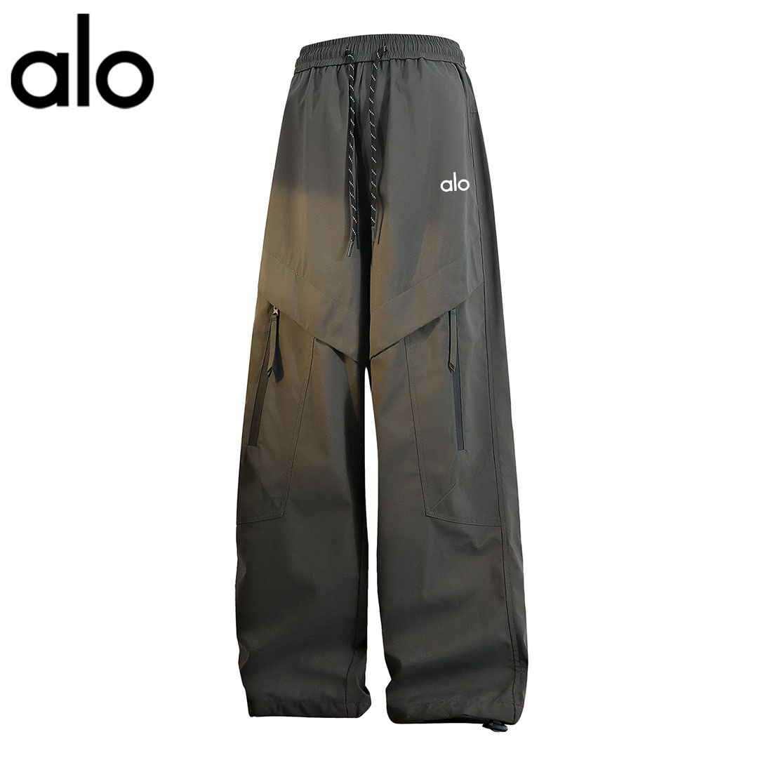 官方奥特莱斯】品牌折扣  秋季休闲冲锋裤男直筒运动宽松登山裤子