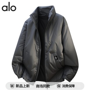美式 官方奥特莱斯 大码 冬季 宽松男立领面包服羽绒服外套 alo潮牌