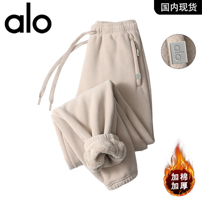 官方奥特莱斯品牌折扣情侣冬季防风加绒加厚保暖运动休闲长裤子