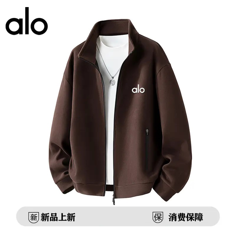 官方奥特莱斯】品牌折扣 秋冬时尚立领卫衣开衫休闲德绒外套