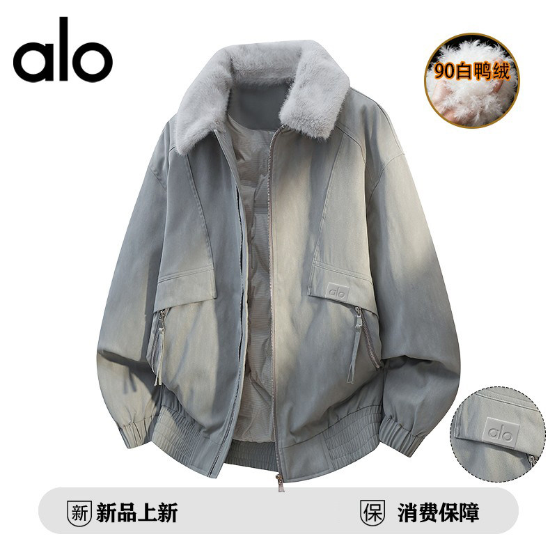 官方奥特莱斯】品牌折扣 情侣冬季新款潮流羽绒服男休闲宽松外套