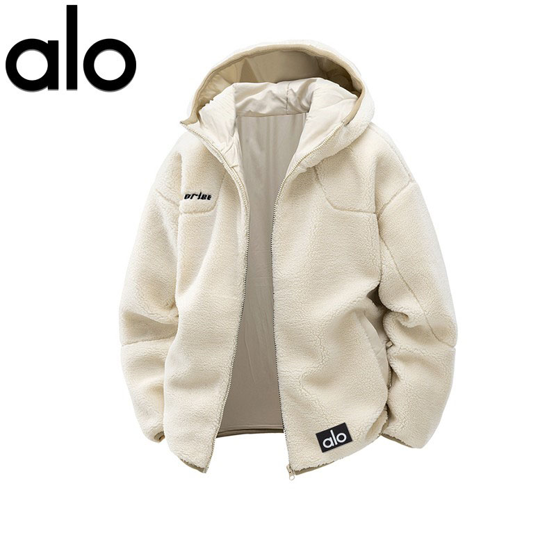 官方奥特莱斯】品牌折扣 秋冬季保暖防风连帽棉衣男女羊羔绒外套